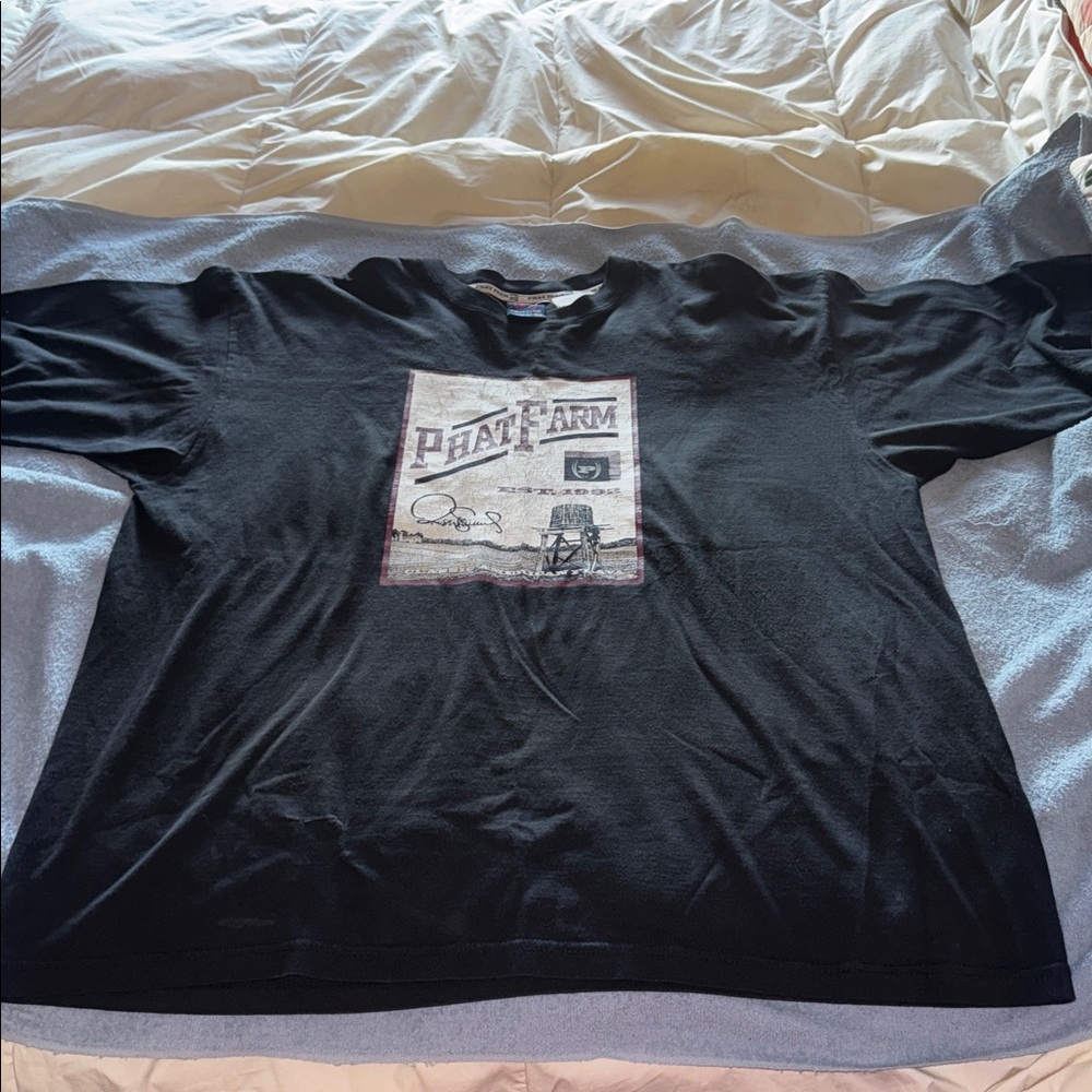 Gently Used Phat Farm Black 90’s Tee with Vintage Graphic